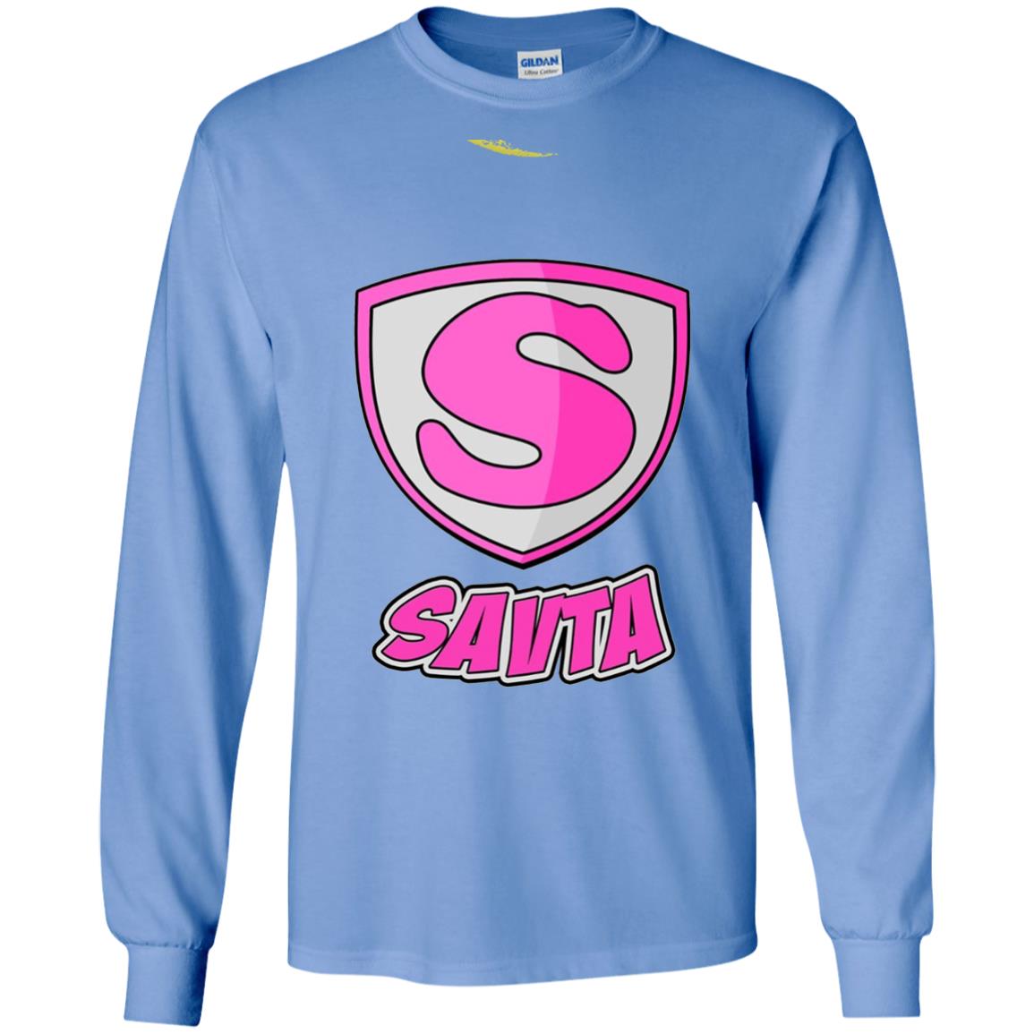 Savta Superhero Mother_s Day Super T-shirt Carolina Blue