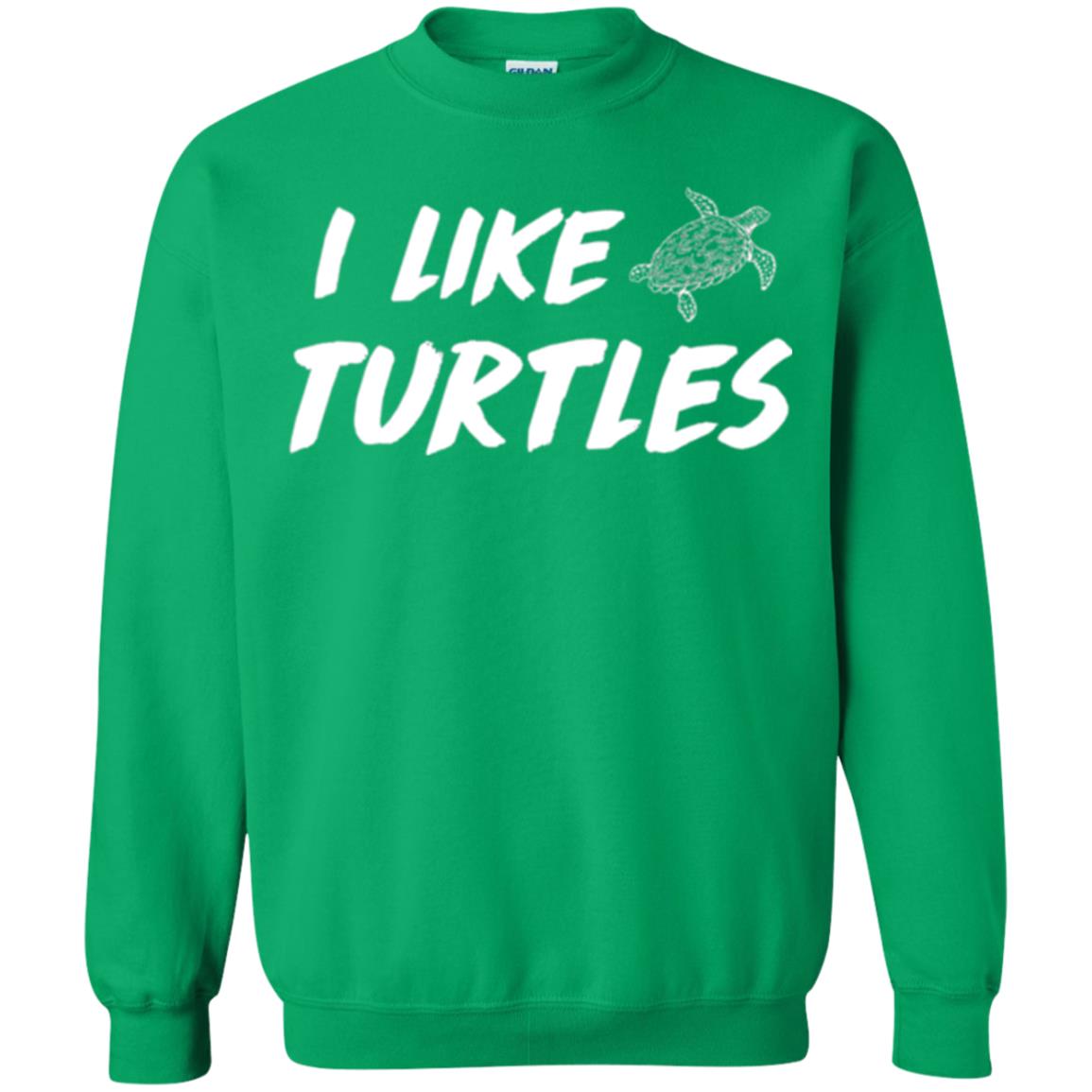 I Like Turtles T-shirt Irish Green