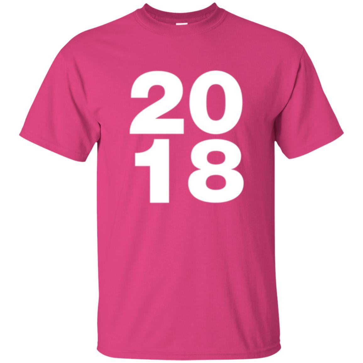 Happy New Year T-shirt 2018 New Year Party T-shirt Heliconia
