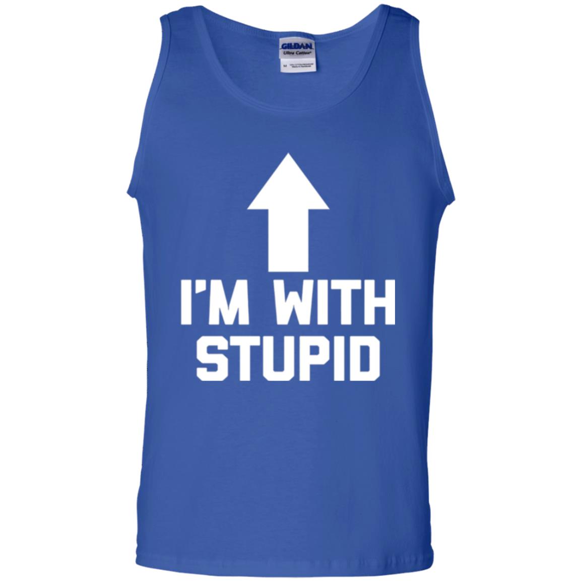 Im With Stupid T-shirt Royal