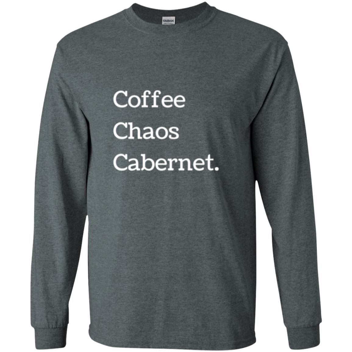 Coffee Chaos Cabernet T-shirt Dark Heather