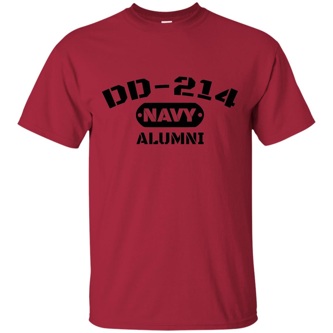 Dd-214 Us Navy Alumni T-shirt Cardinal