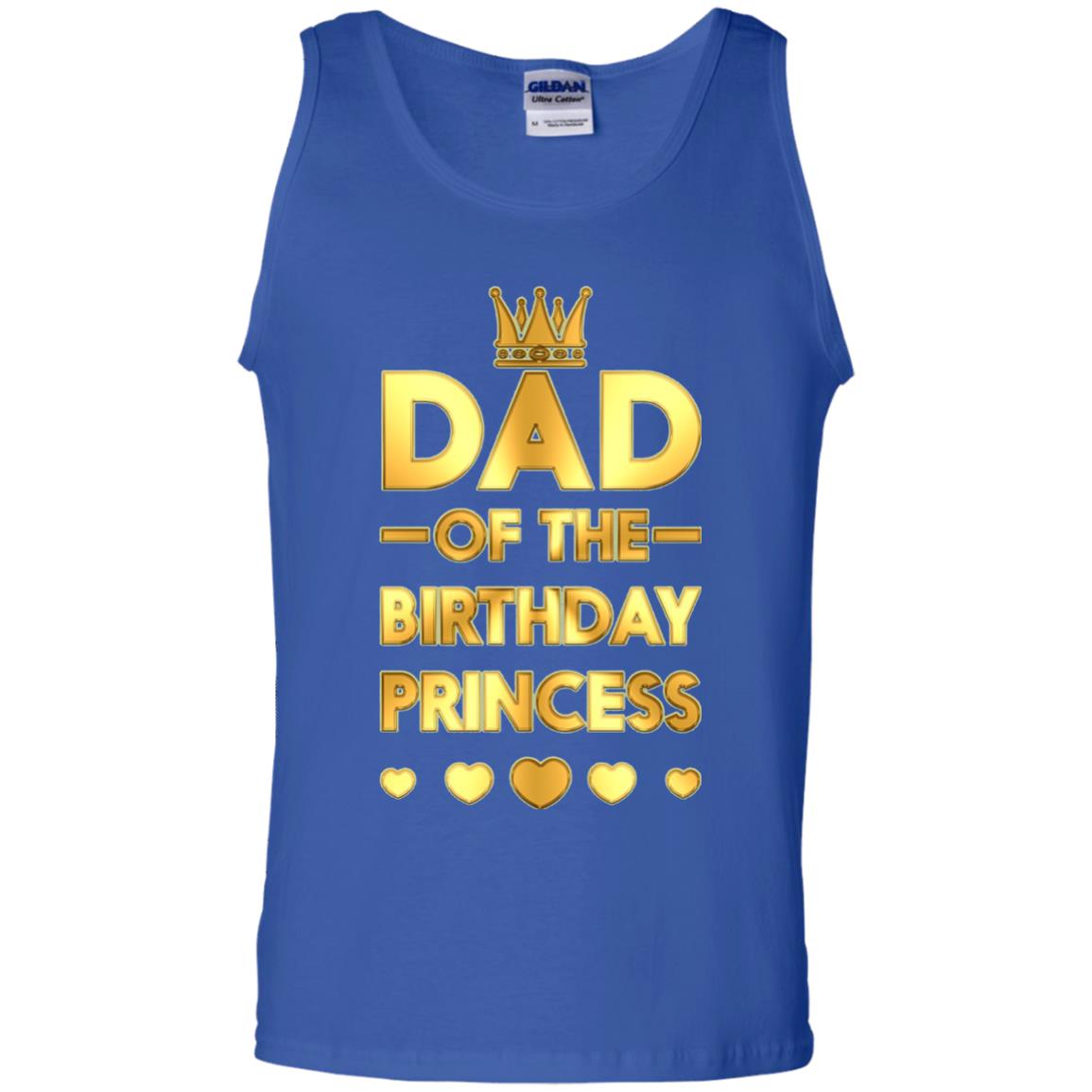Dad Of The Birthday Princess Family T-shirt Royal