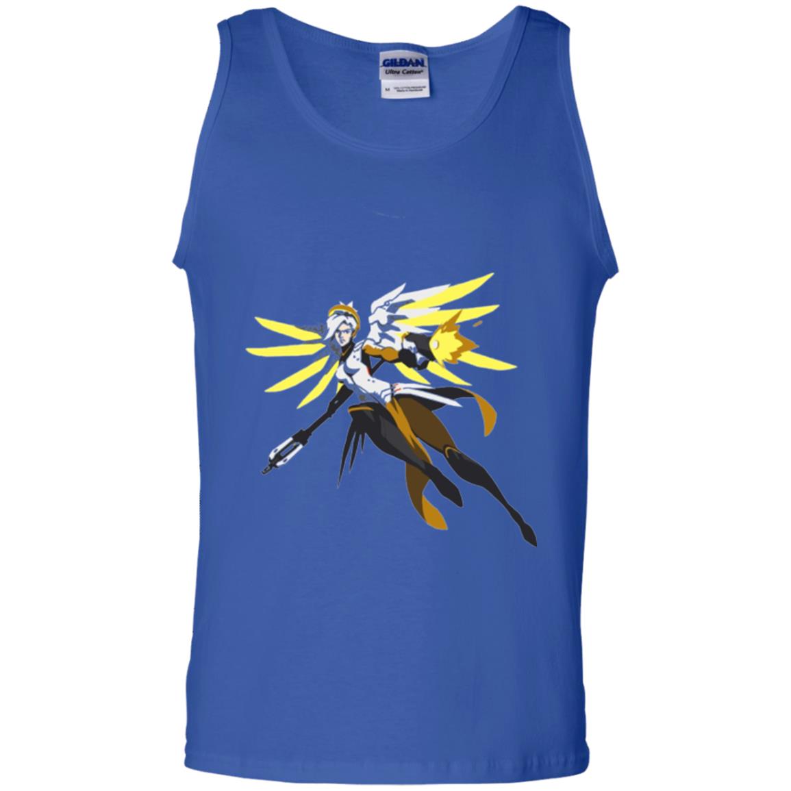 Overwatch Mercy Battle Ready Spray T-shirt Royal