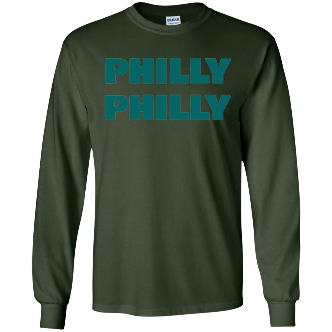 Football Lover T-shirt Philly Philly Philadelphia T-shirt Forest Green