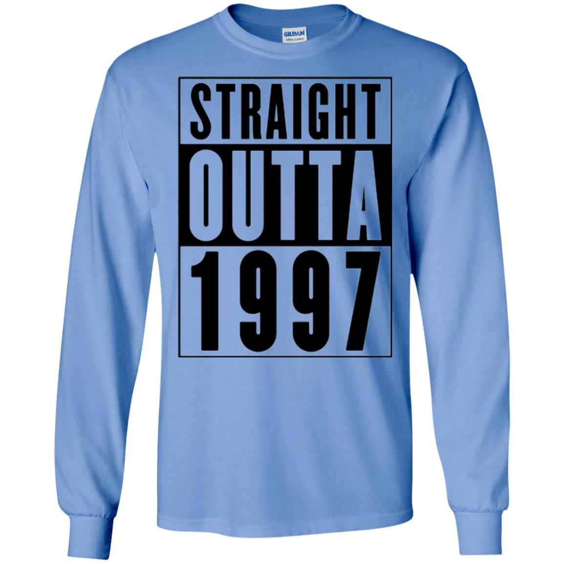 Straight Outta 1997 Cool 21st Birthday T-shirt Carolina Blue