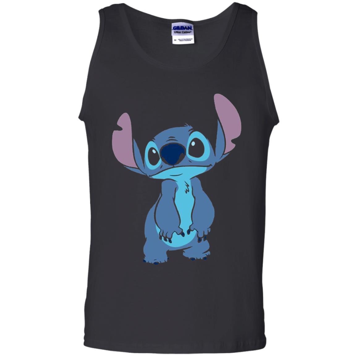 Cartoon T-Shirt Stitch Ohana Black Small