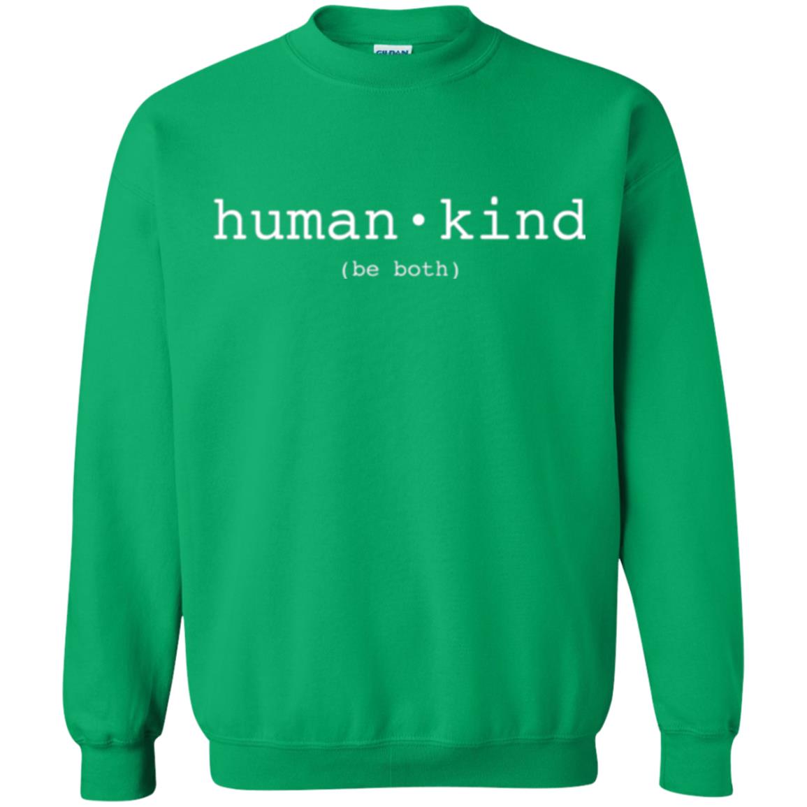 Anti Bullying T-shirt Human Kind Be Both Irish Green