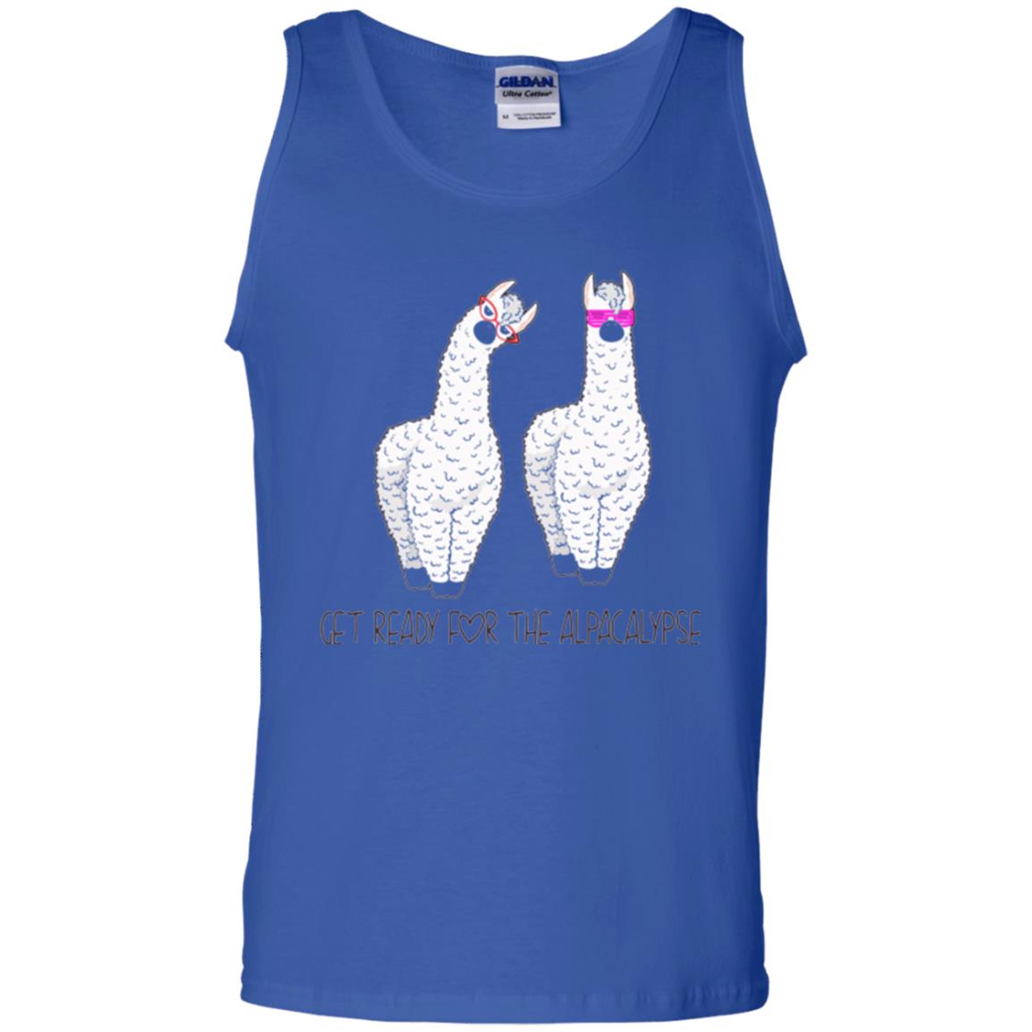 Funny Alpaca T-shirt Get Ready For The Alpacalypse Royal
