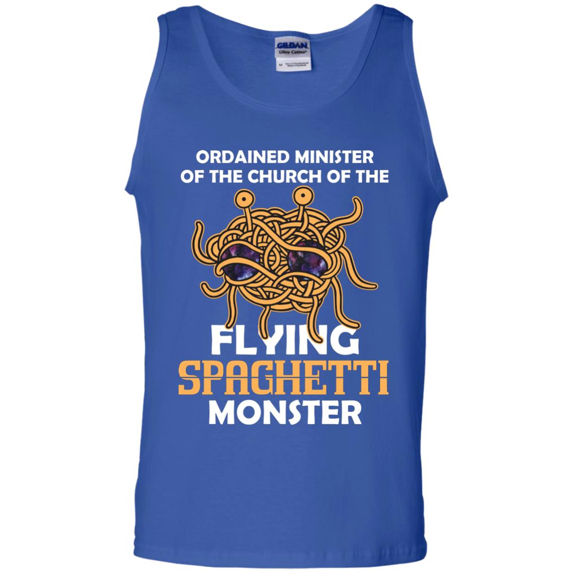 Ordained Minister Of The Church Of The Flying Spaghetti Monster Pastafarian T-shirt Royal