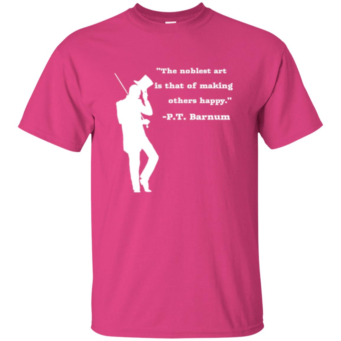 Circus Ring Master P.t. Barnum Quote T-shirt Heliconia