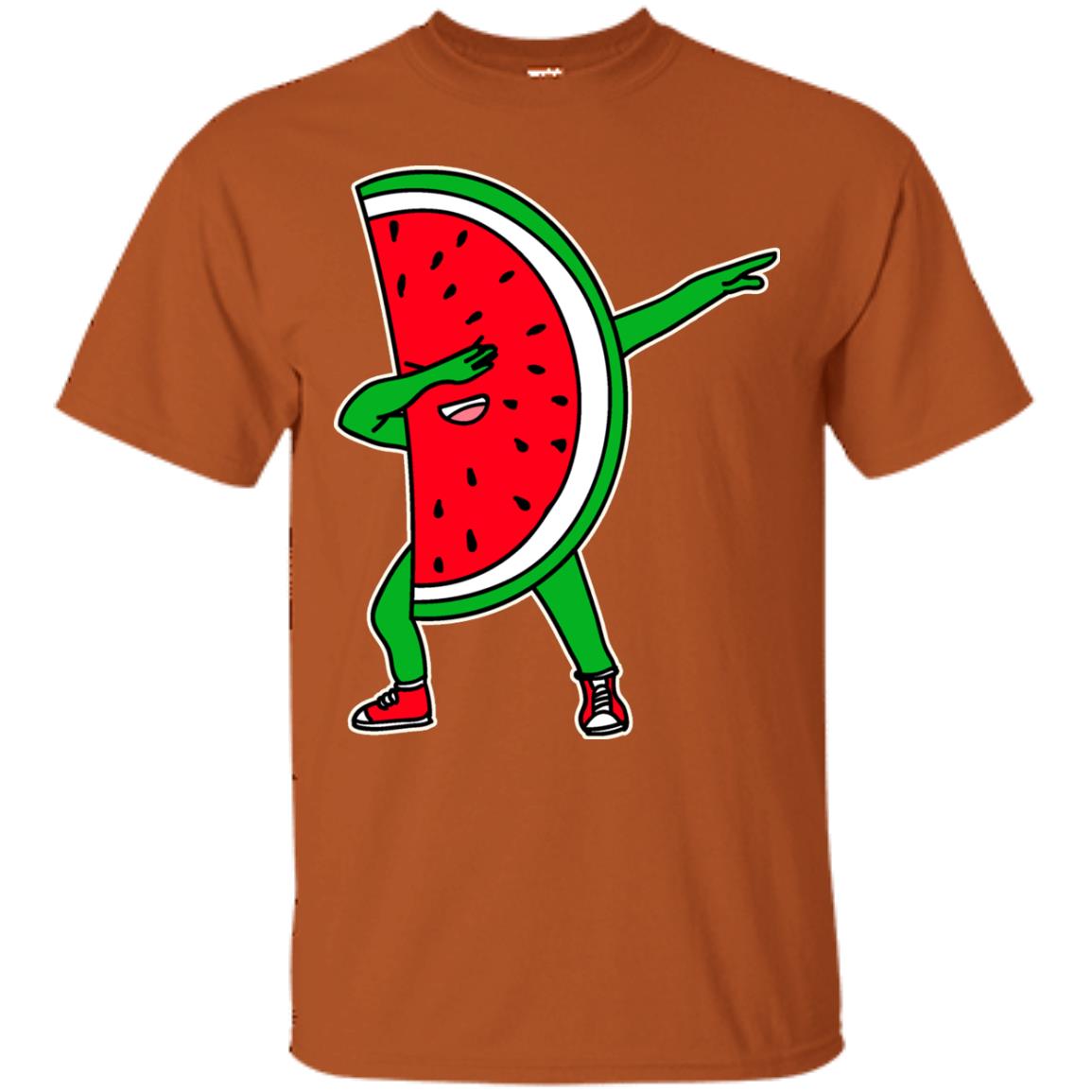 Dabbing Watermelon Shirt Texas Orange
