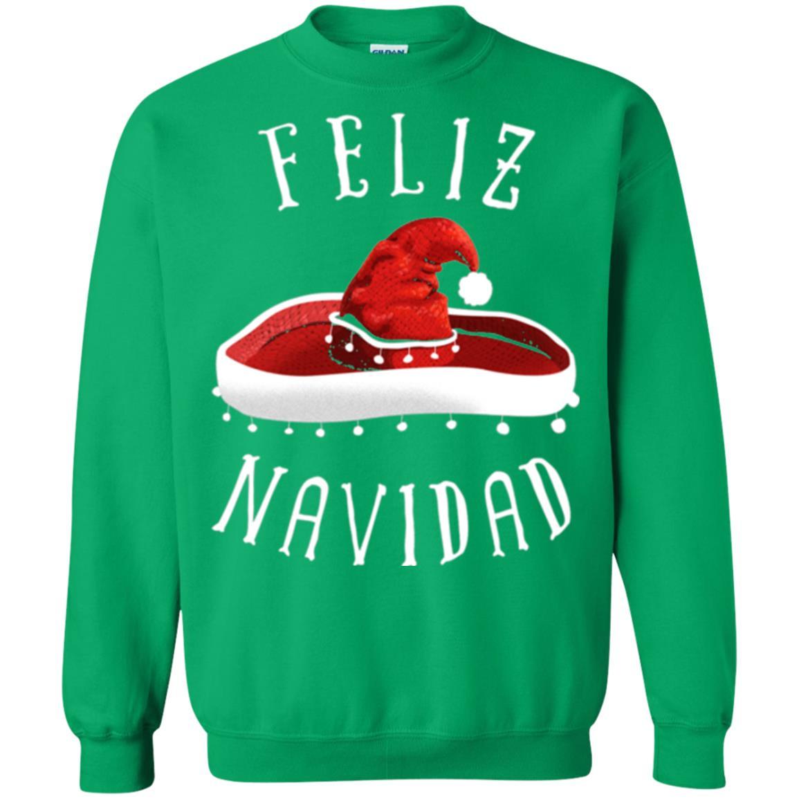 Christmas T-shirt Mexico Feliz Navidad Irish Green