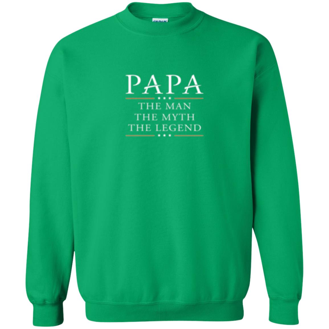 Family T-shirt Papa The Myth The Legend Irish Green