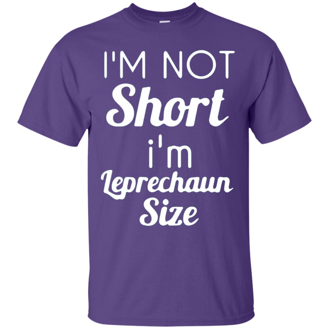 Im Not Short Im Leprechaun Saint Day T-shirt Purple