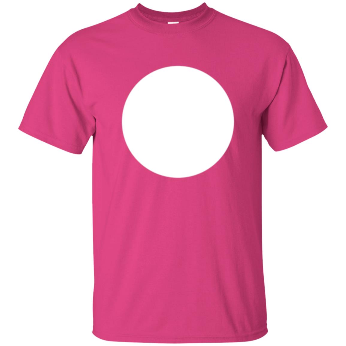 Big White Dot T-shirt Heliconia