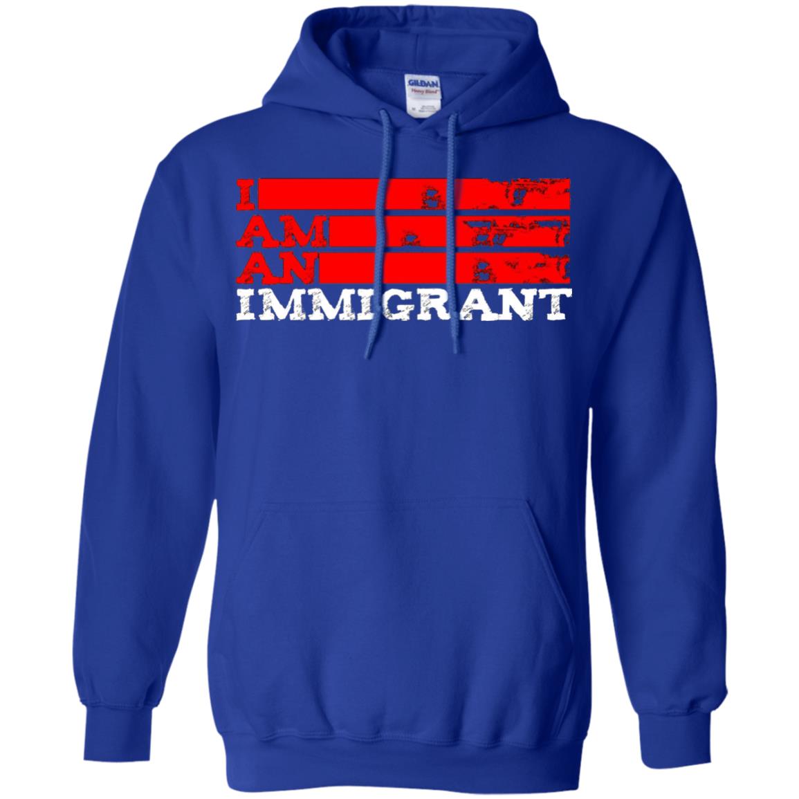 Anti Trump T-shirt Political Tee I Am An Immigrant Political Royal