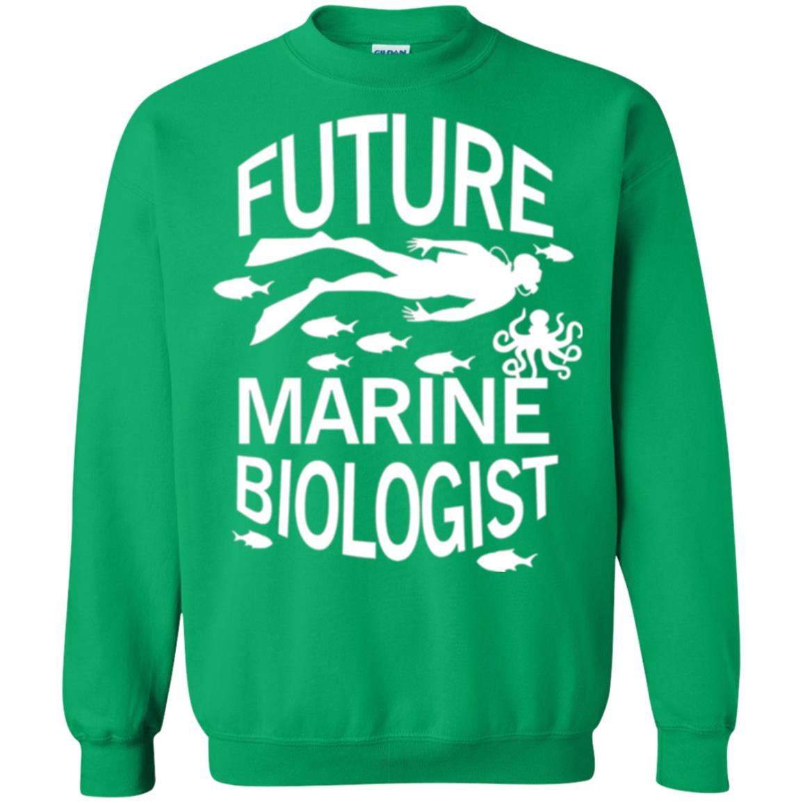 Cute Marine Biologist T-shirt Irish Green