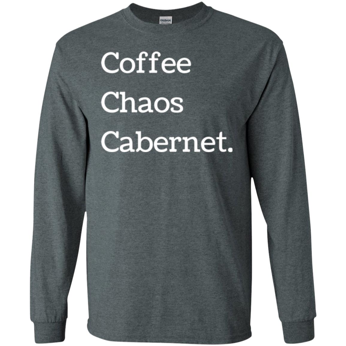 Coffee Chaos Cabernet T-shirt Dark Heather