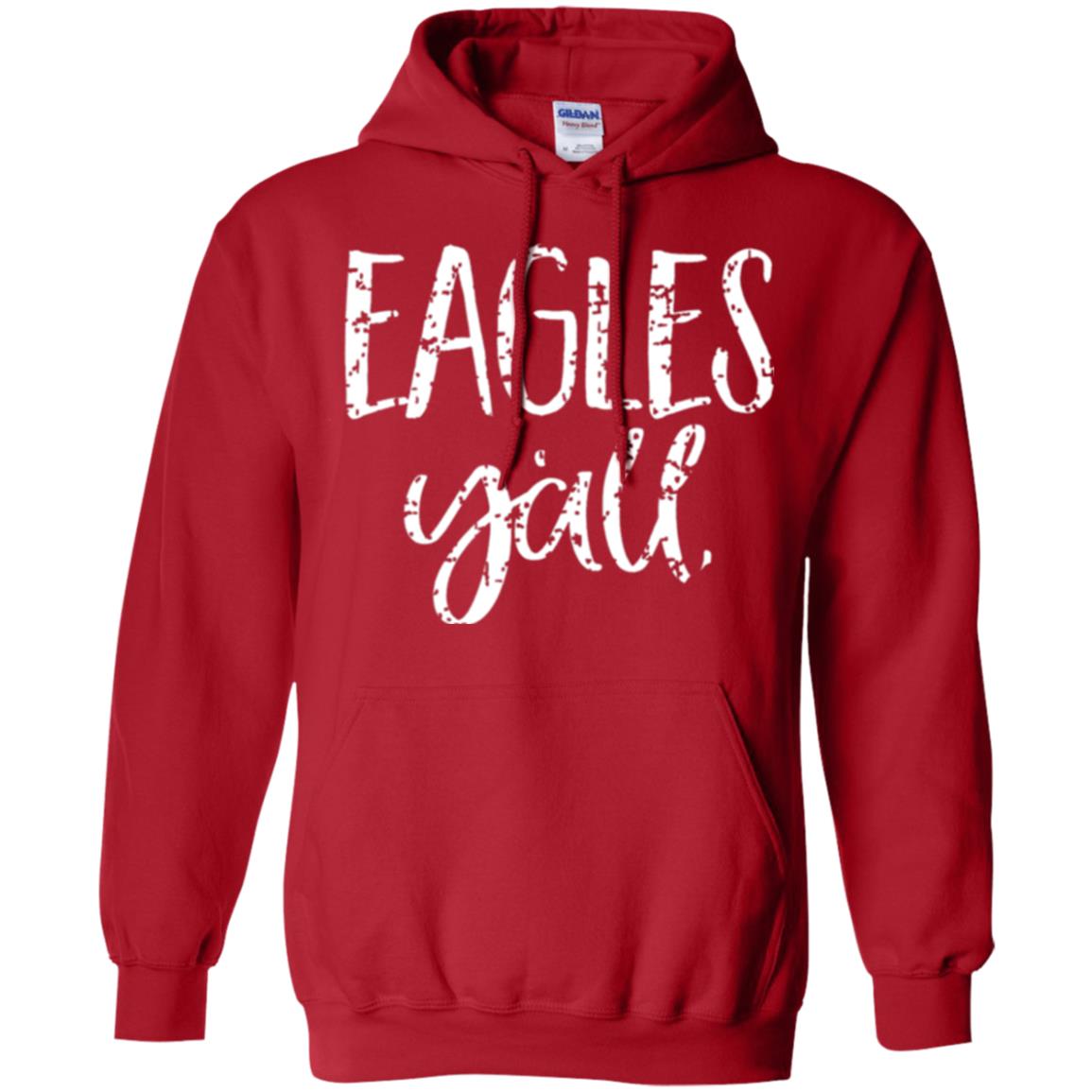 Eagles Y_all Flying Eagles T-shirt Red