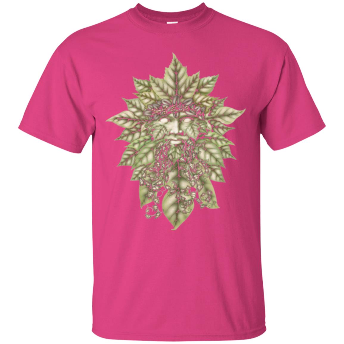 Greenman Green Man Festival T-shirt Heliconia