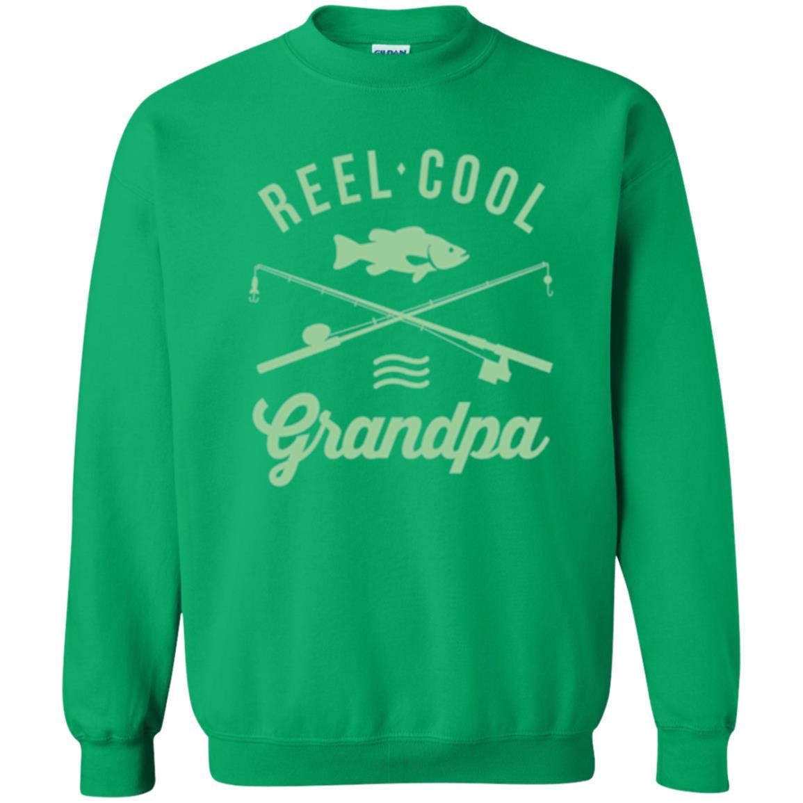 Fisherman T-shirt Retired Grandpa Reel Cool Irish Green