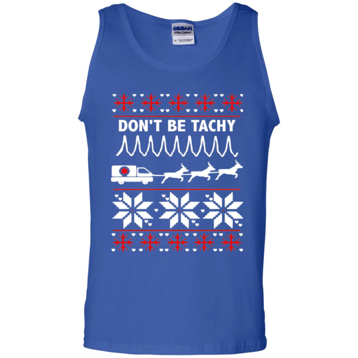 Cardiac Nurse T-shirt Don_t Be Tachy Royal