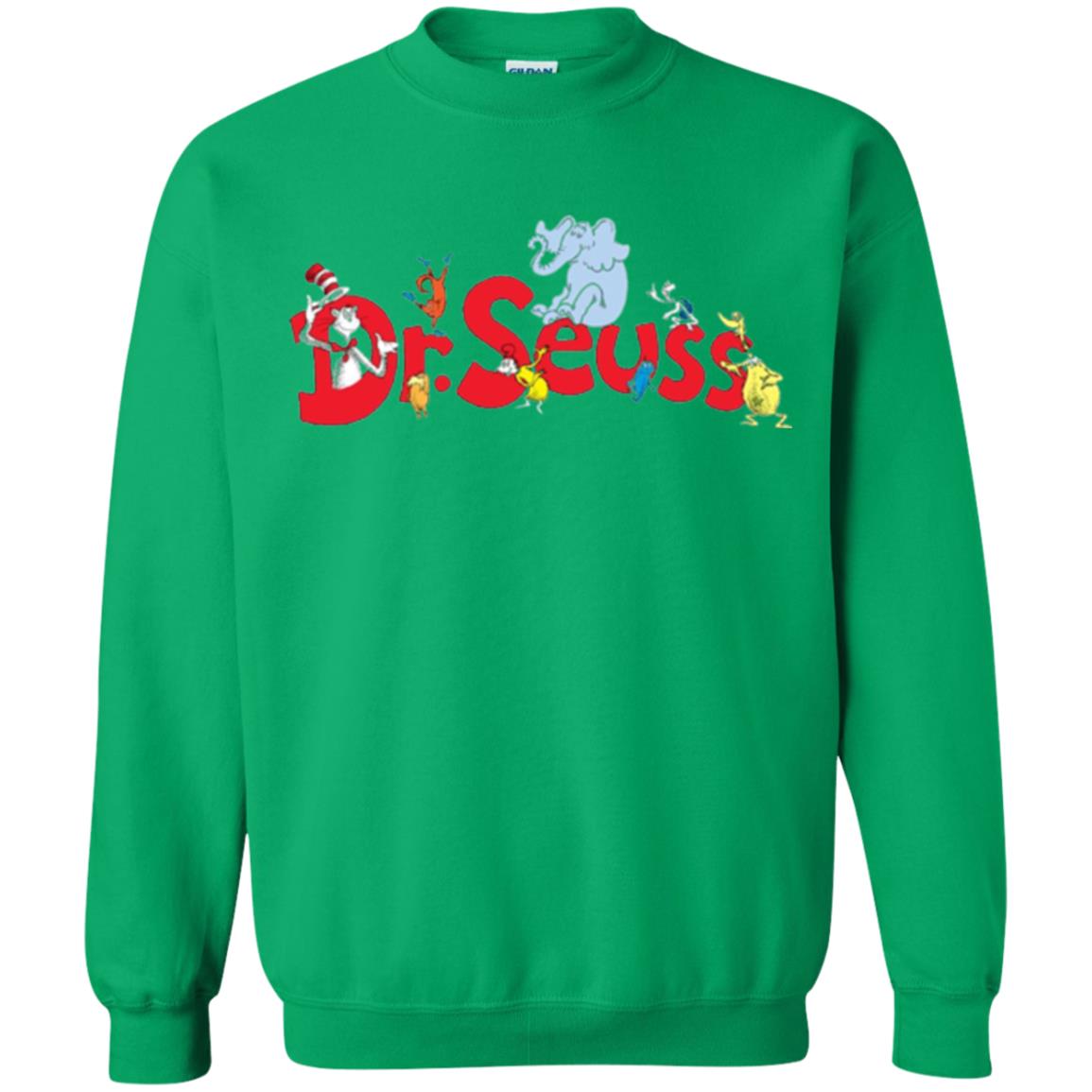 Dr. Seuss Family National Wear Red Day T-shirt Irish Green