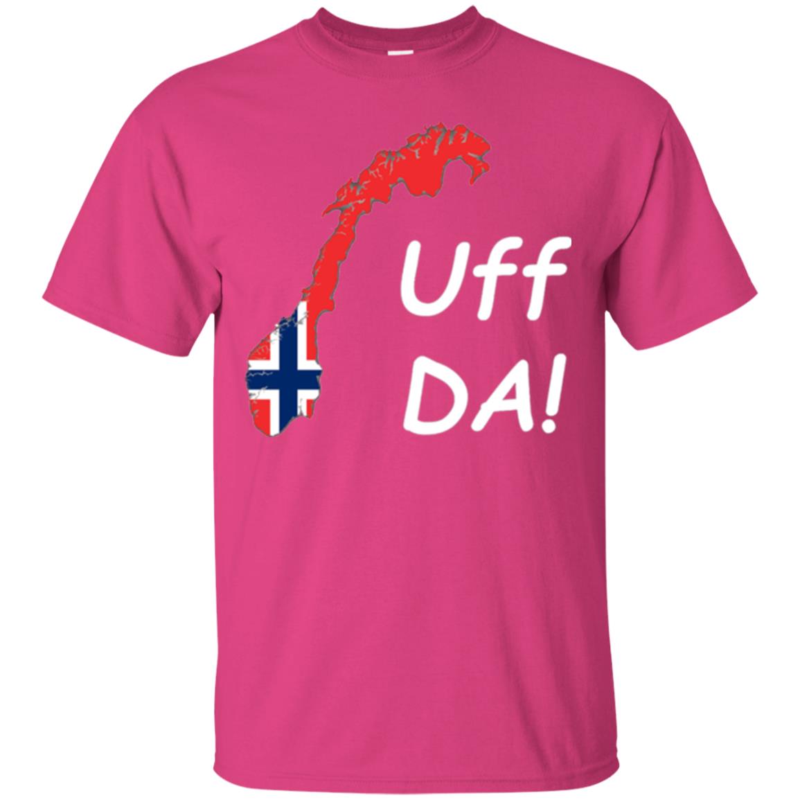 Norwegian Uff Da T-shirt Heliconia