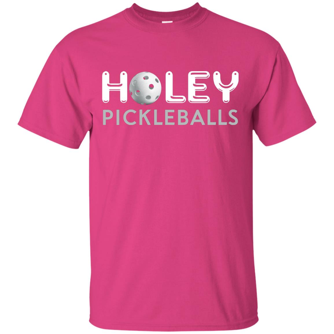 Pickleball Lover T-shirt Holey Pickleballs Heliconia