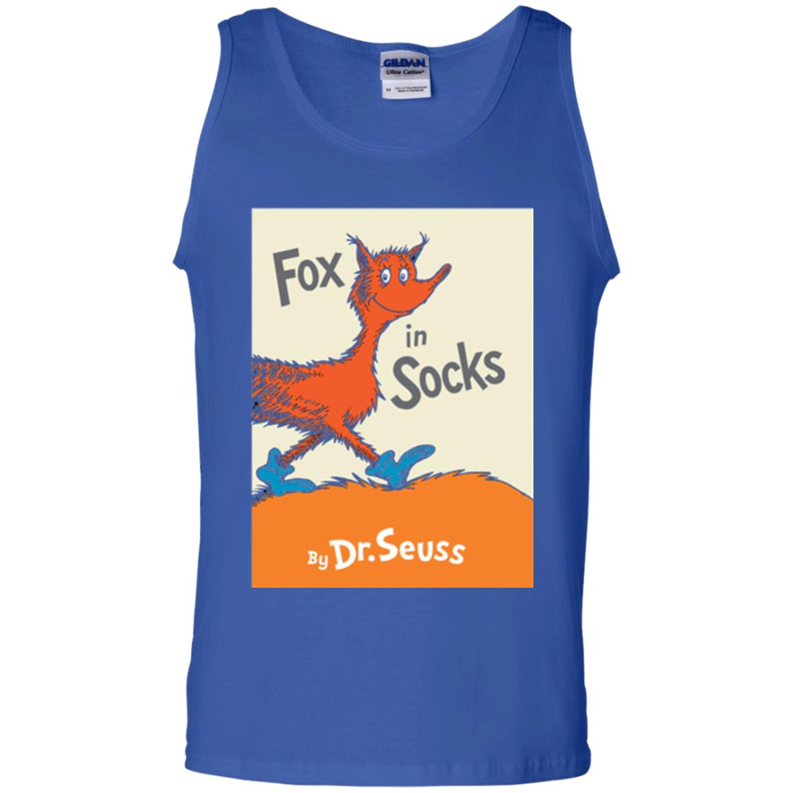 Dr. Seuss Fox In Socks Book Lover T-shirt Royal