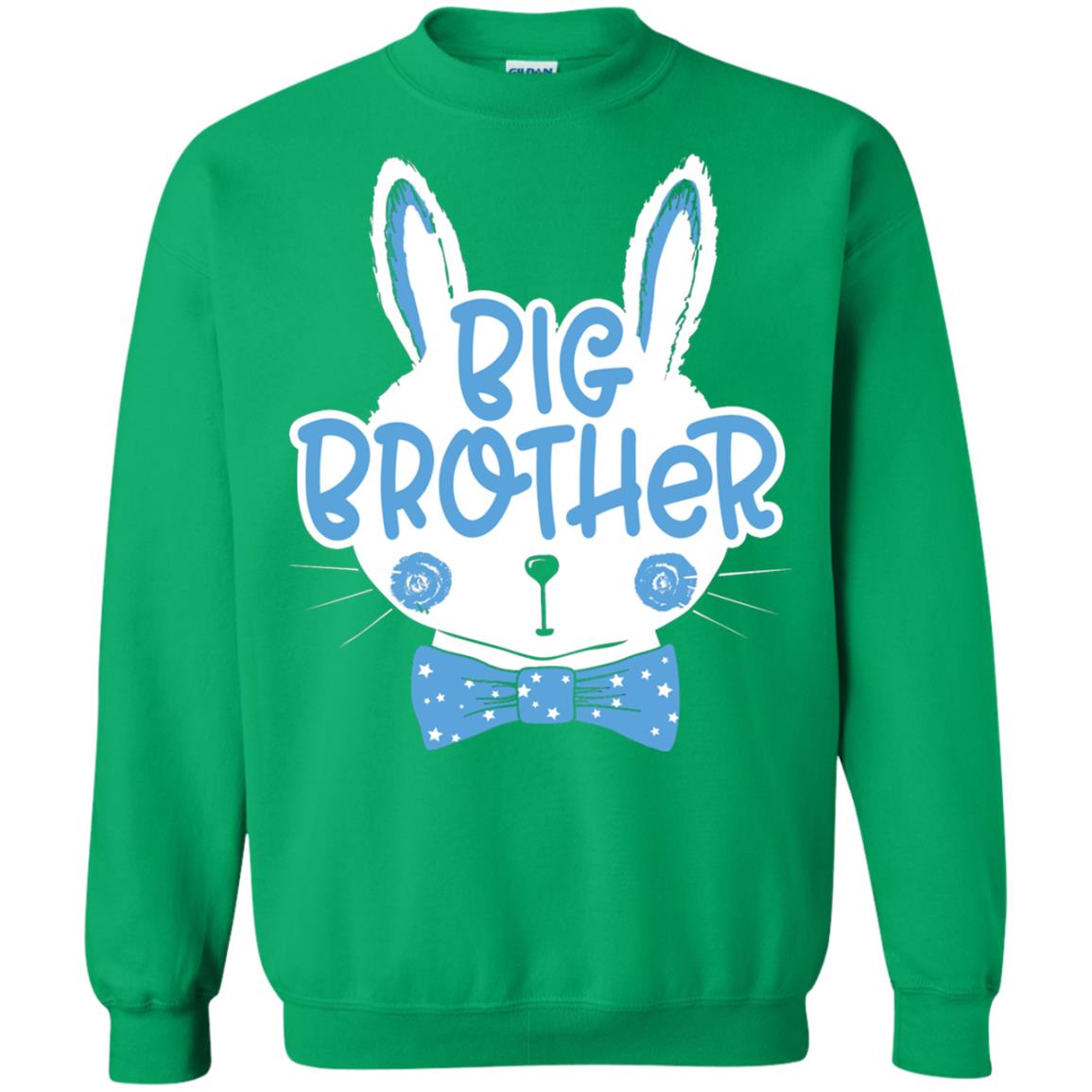 Easter Bunny Big Brother Blue Easter T-shirt Irish Green