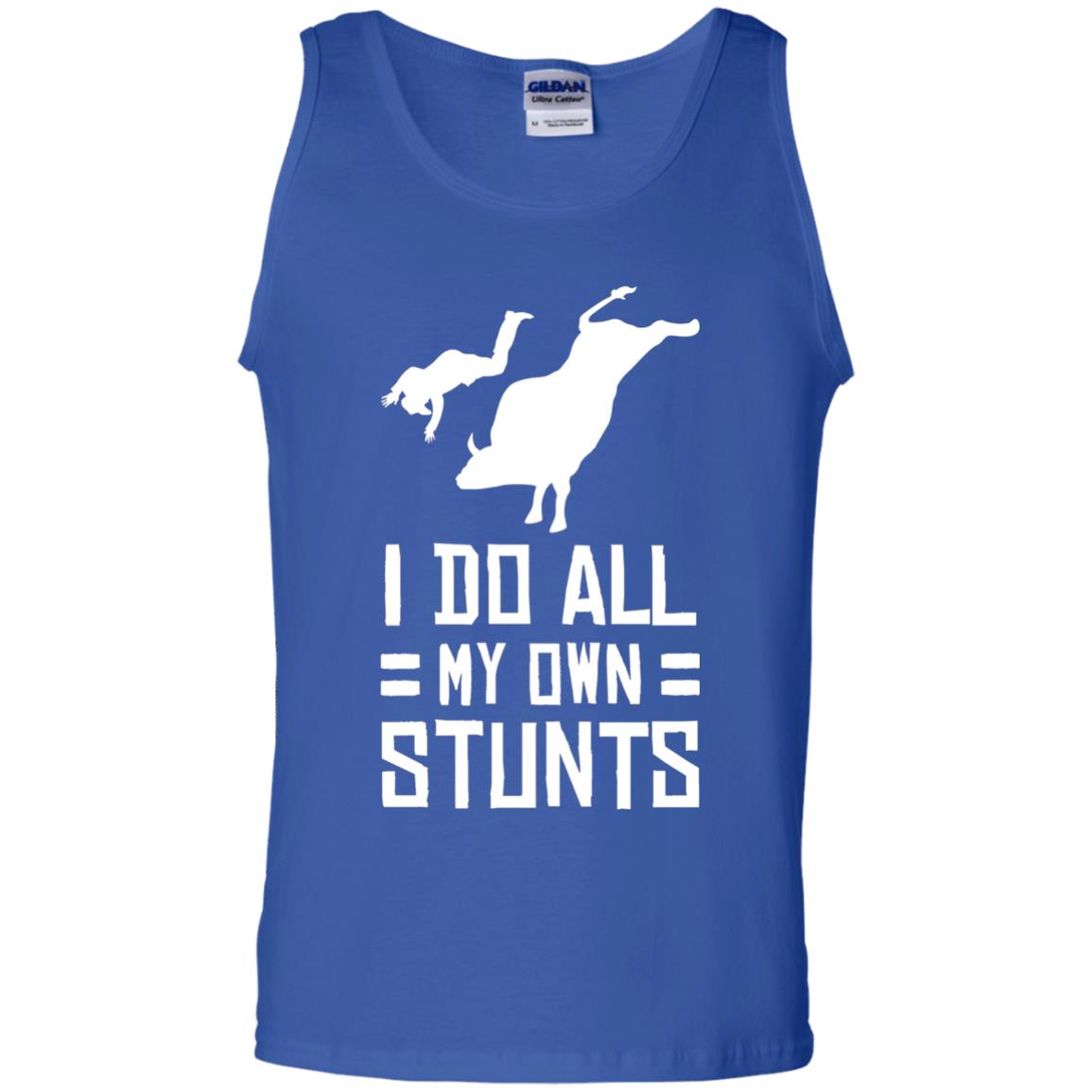 Bull Rider Shirt I Do All My Own Stunts Royal