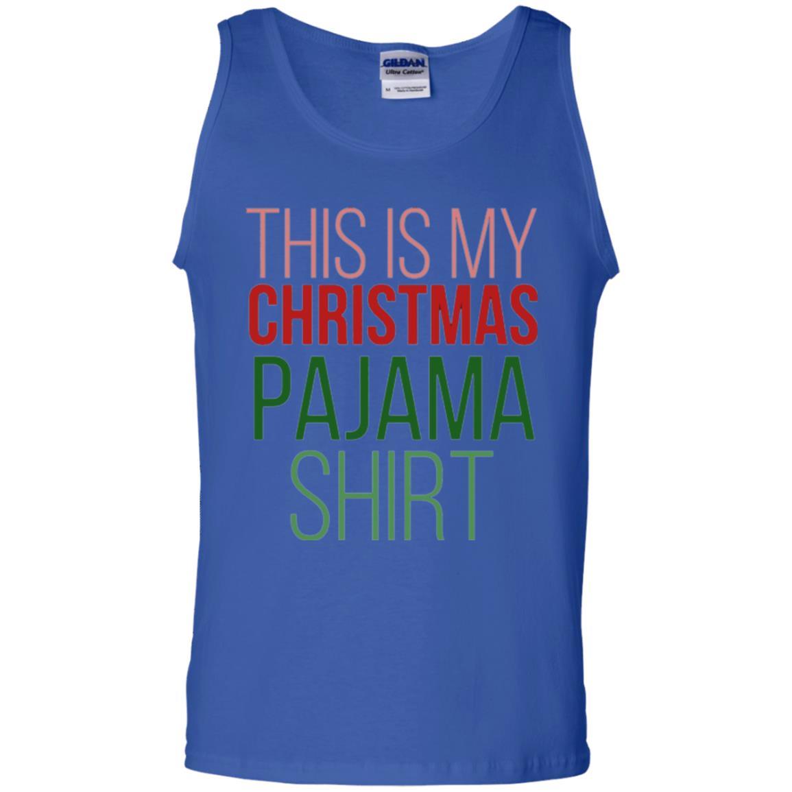 Christmas T-shirt This Is My Christmas Pajama Royal