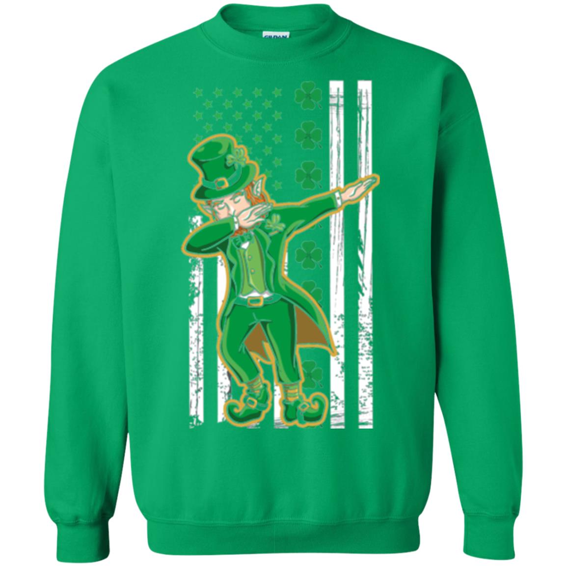 Dabbing Leprechaun St. Patrick's Day T-shirt Irish Green