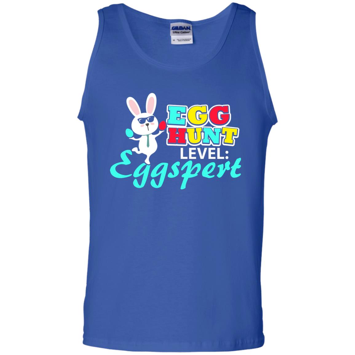 Egg Hunt Level Eggspert Easter Holiday T-shirt Royal