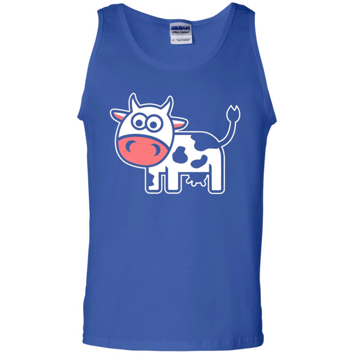 Cute Comic Cow Lover T-shirt Royal
