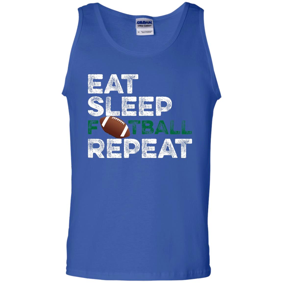 Eat Sleep Football Repeat Football Lover Shirt Royal