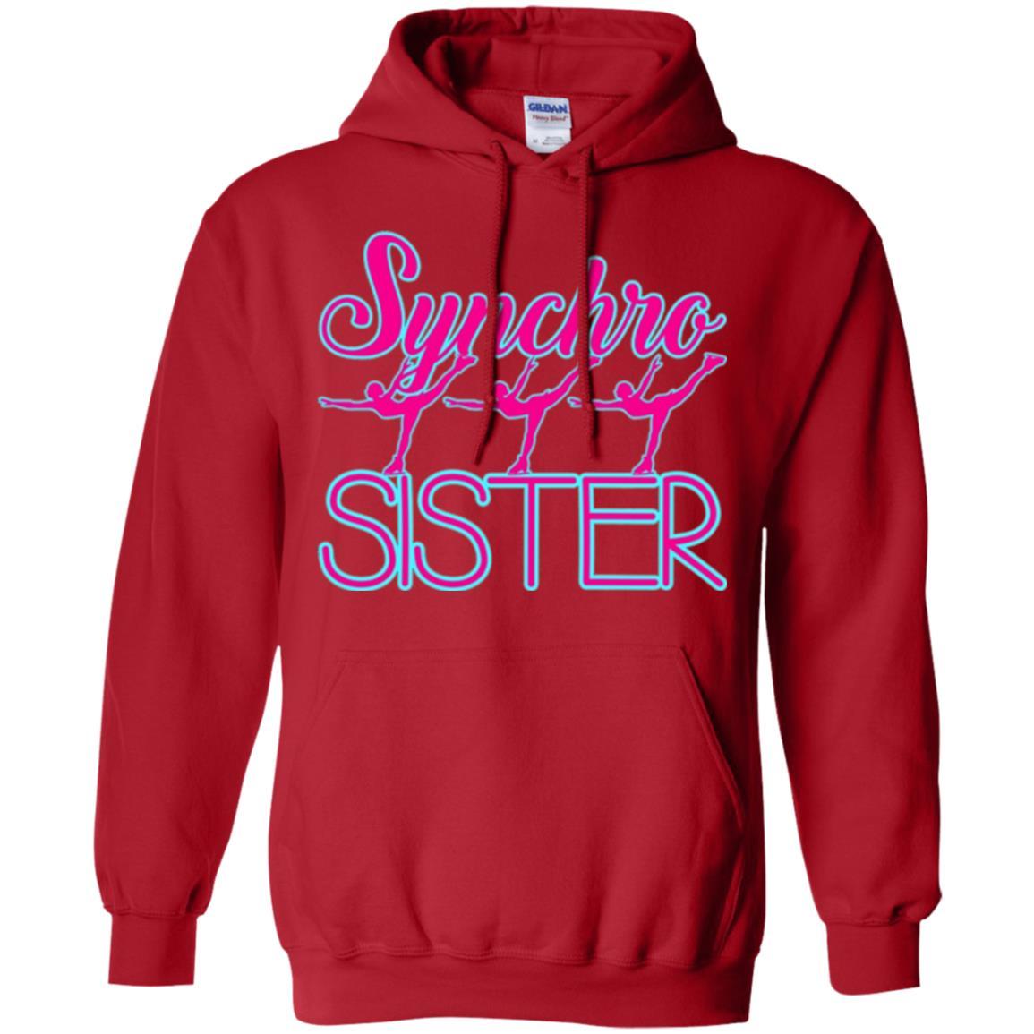 Synchronized Skating T-shirt Synchro Sister Red