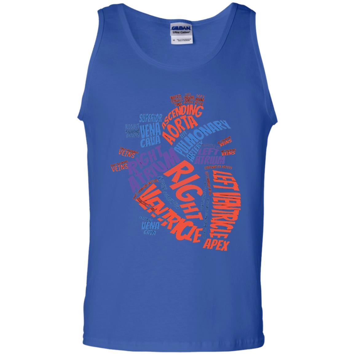 Anatomical Heart T-shirt Royal