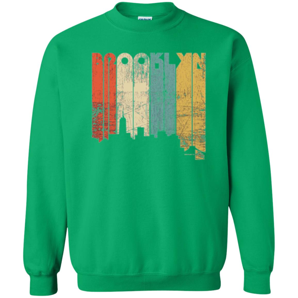 Brooklyn City New York State Vintage T-shirt Irish Green