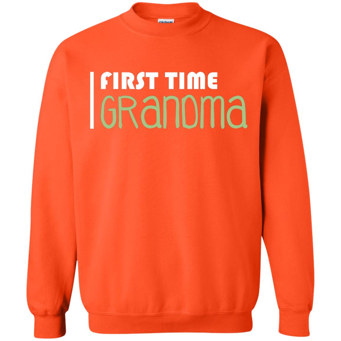 First Time Grandma Shirt Orange