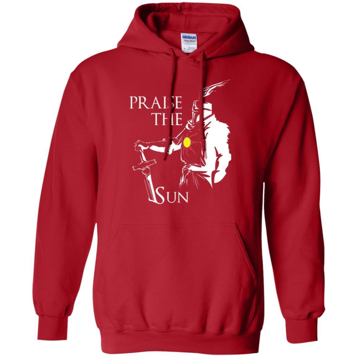 Gamer T-shirt Praise The Sun Knight T-shirt Red