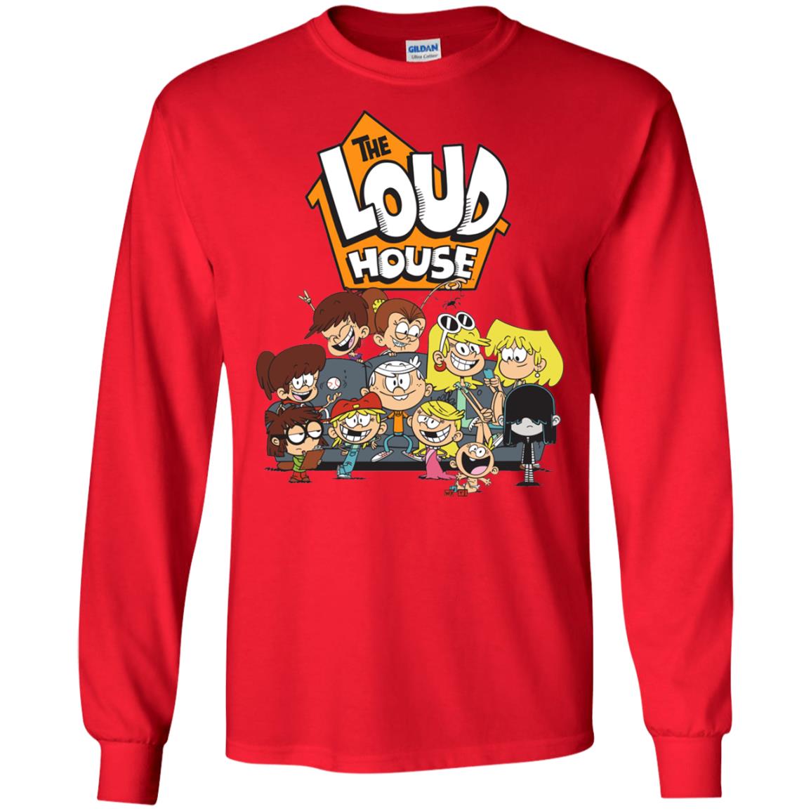 Nickelodeon The Loud House Character T-shirt Red