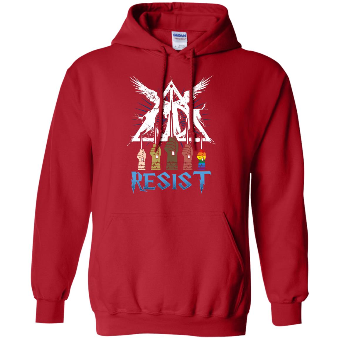 Resist Harry Potter Fan T-shirt Red