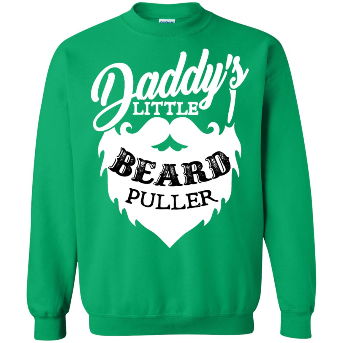 Daddy's Little Beard Puller Kid Shirt Irish Green