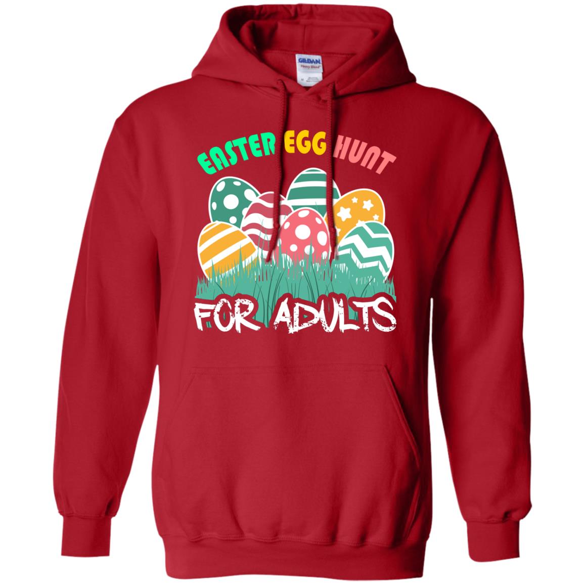 Easter Egg Hunt For Adults Easter Day T-shirt Red
