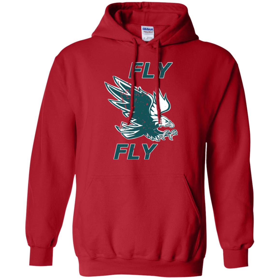 Eagle Lover T-shirt Flying Eagle T-shirt Red