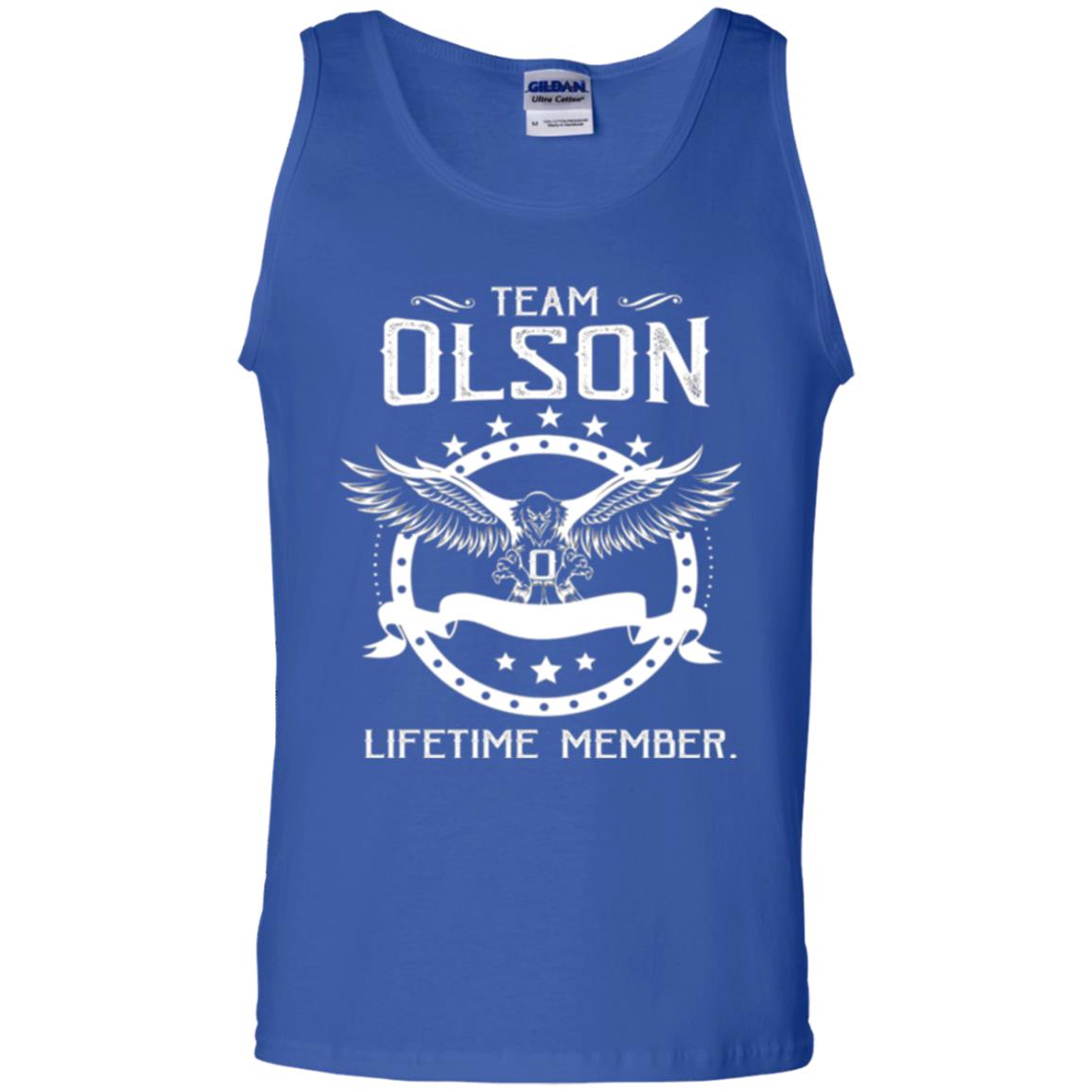 Family T-shirt Team Olson Lifetime Member Royal
