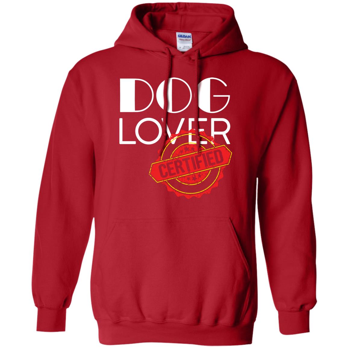 Dog Lover T-shirt Certified Red